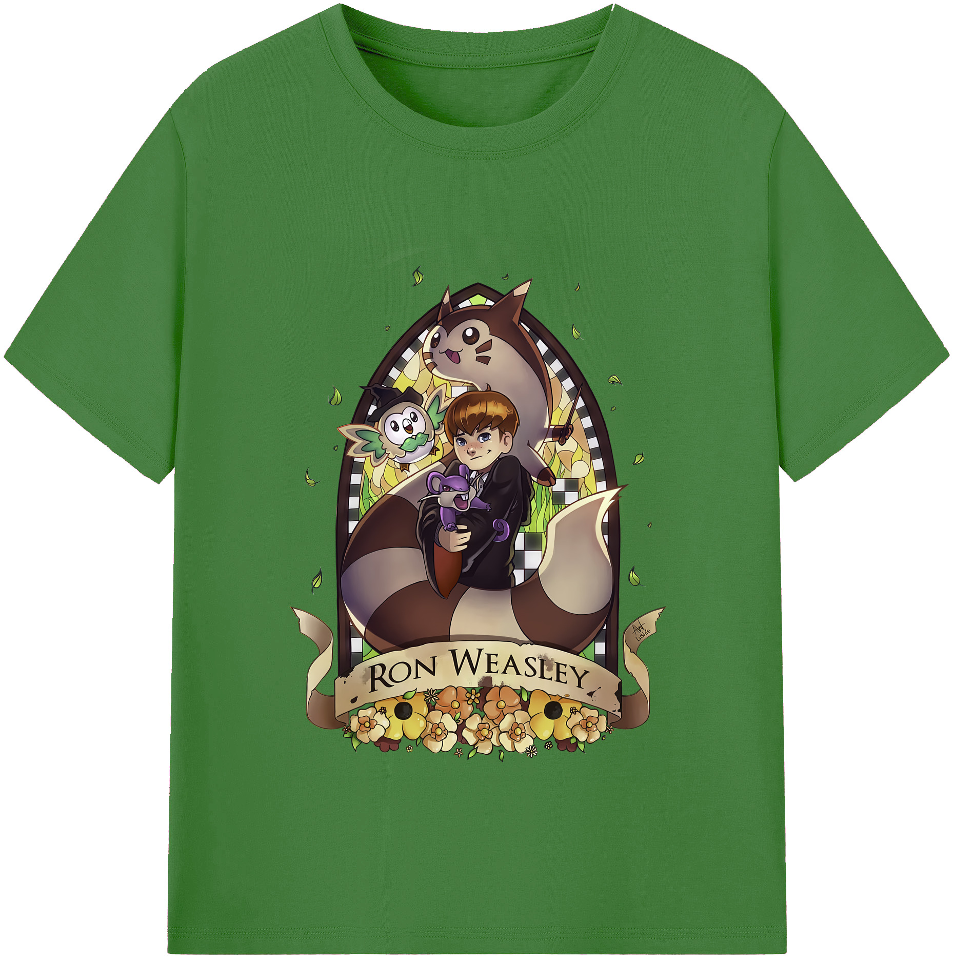 （画像用） Harry Potter ハリー・ポッターシリーズ レディースカジュアルプリントTシャツ（綿100％）